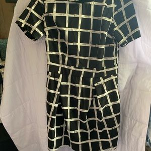 Black and white office dress